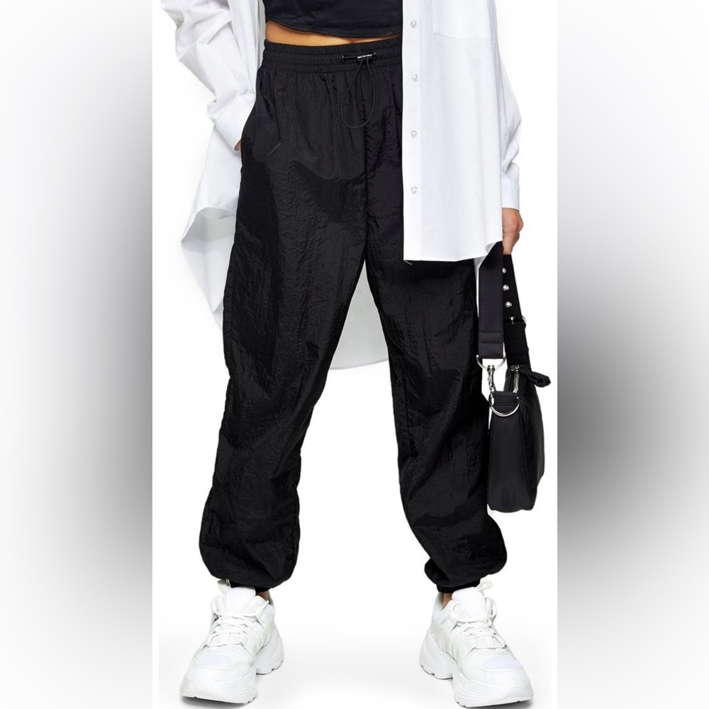 Topshop Nylon Jogger Pants